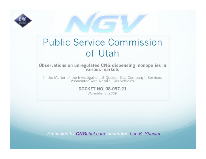 public service commission of utah