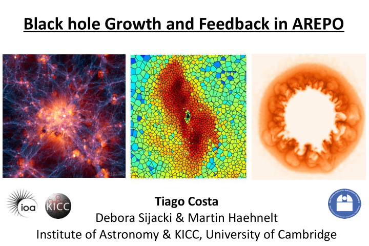 black hole growth and feedback in arepo
