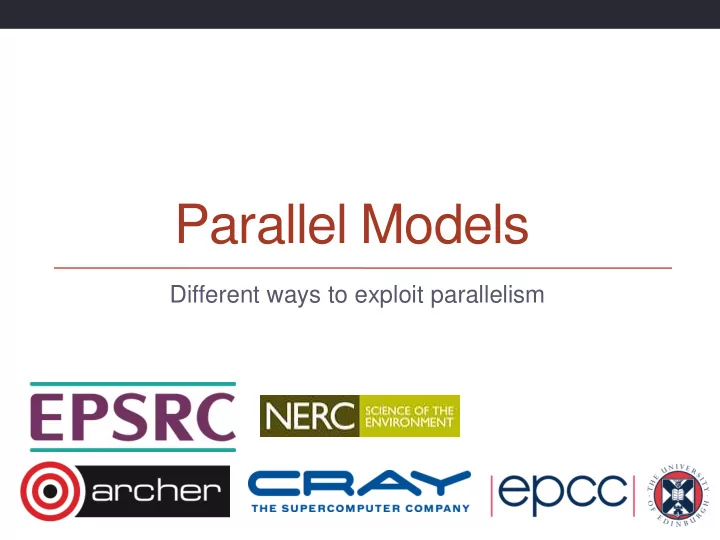 parallel models