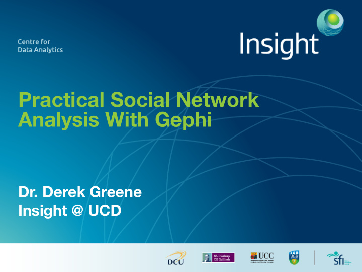 practical social network analysis with gephi