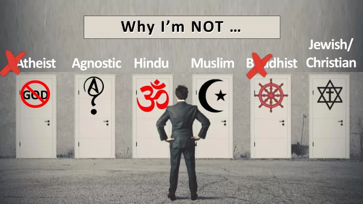 why i m not why i m not