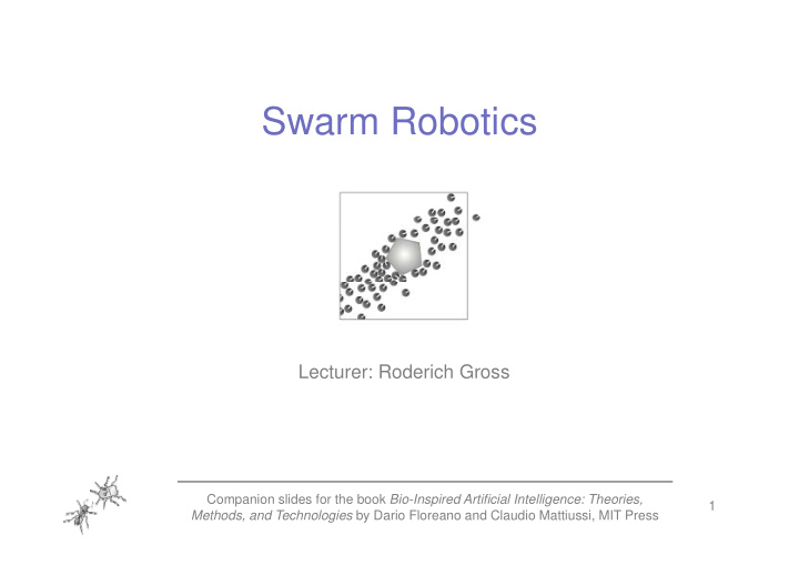 swarm robotics