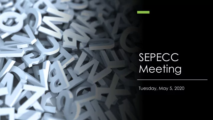 sepecc meeting