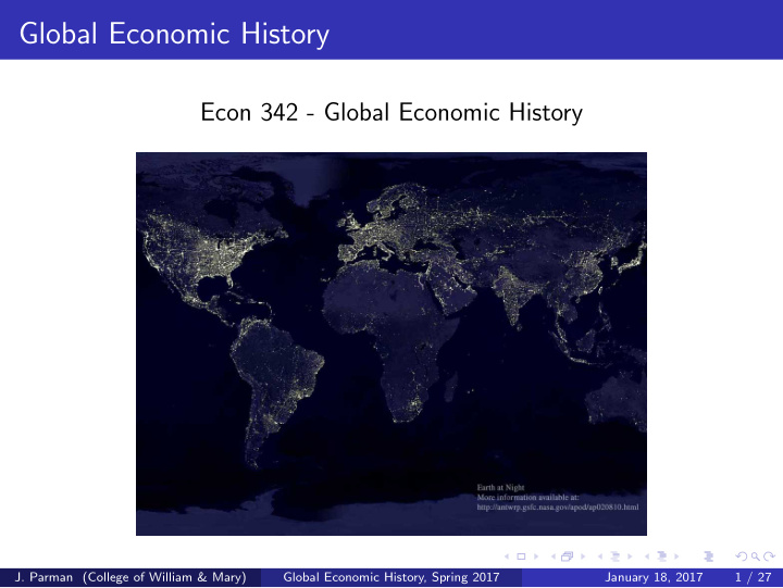 global economic history