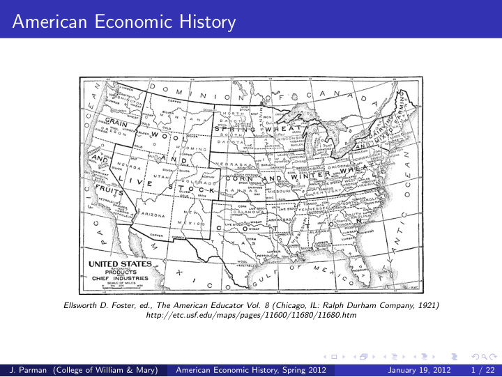 american economic history