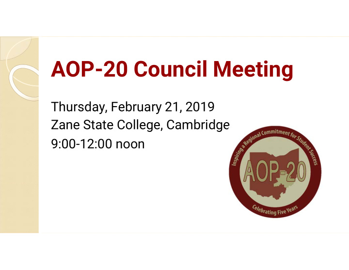 aop 20 council meeting
