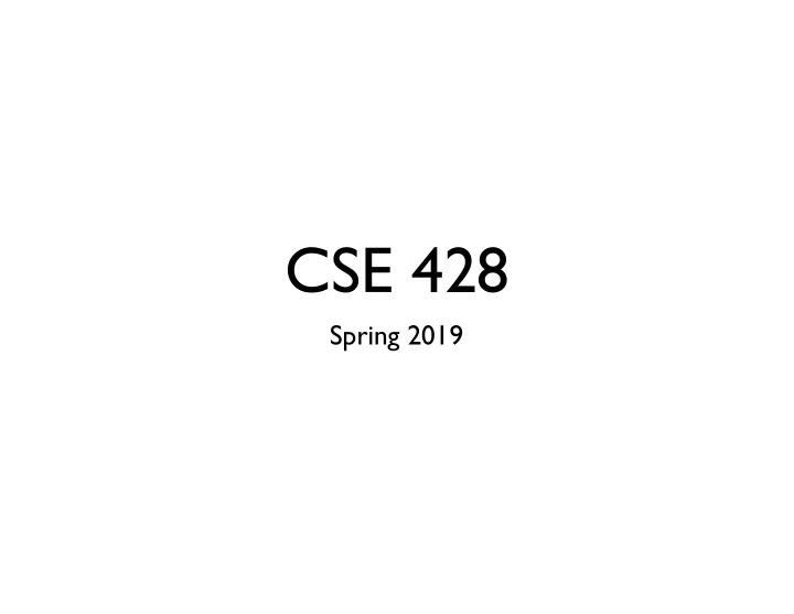cse 428
