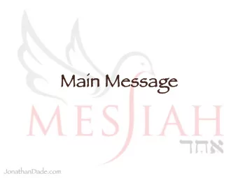 Main  Main Mes  Messag  age  Korach Highlights and Takeaways  YHWH is the giver of Authority so