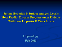 with low hepatitis b virus loads
