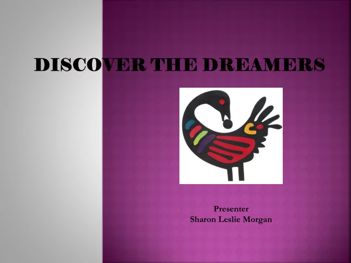 presenter sharon leslie morgan teach basics of family