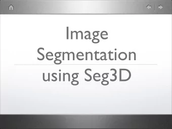 Image  Segmentation  using Seg3D  Segmentation From Clinical Scans  RA  RA LA  RV  LA  LV  RV  LV