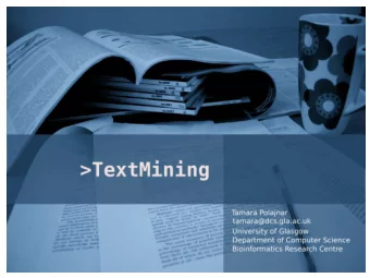 &gt; &gt; Overview  Goals of TM  How does TM work  Components  History  Problems