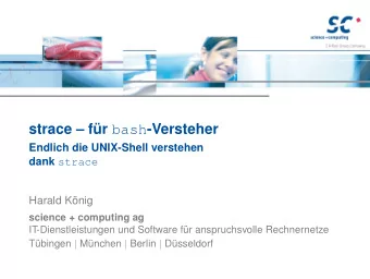 strace  fr bash -Versteher  Endlich die UNIX-Shell verstehen dank strace  Harald Knig