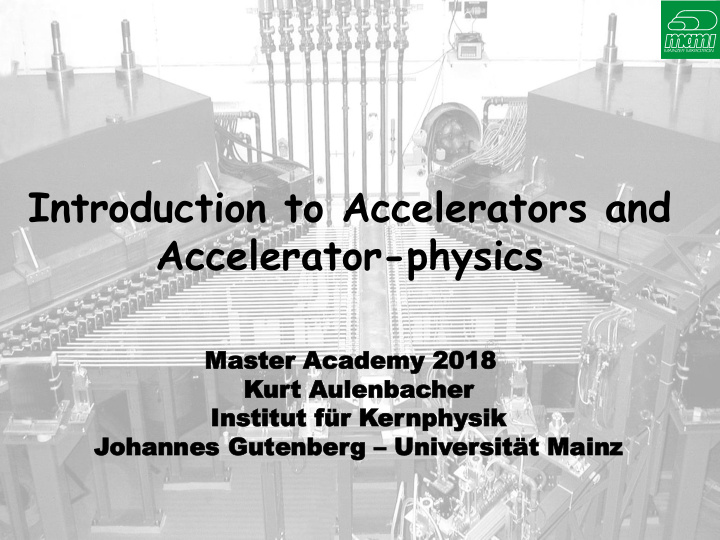 accelerator physics