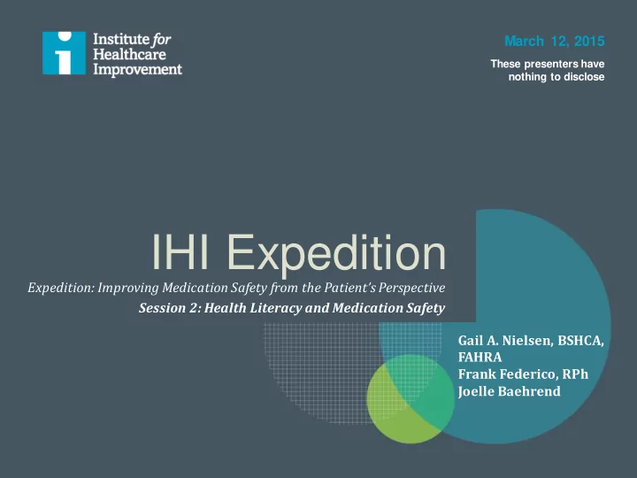 ihi expedition
