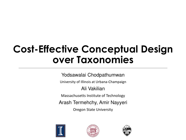 over taxonomies