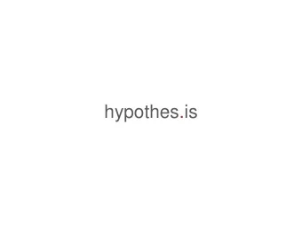 hypothes.is  All knowledge, annotated.  1013  2013  2023  3013