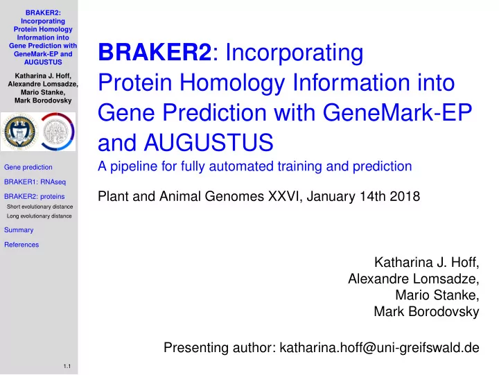braker2 incorporating
