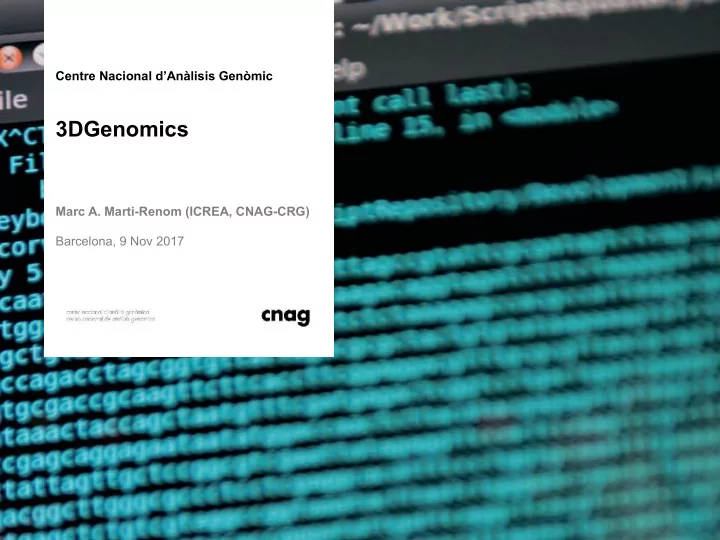 3dgenomics
