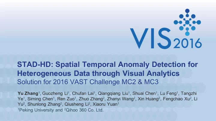stad hd spatial temporal anomaly detection for