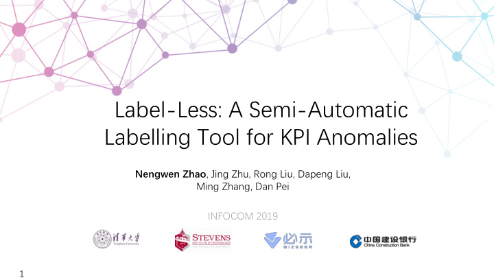 label less a semi automatic labelling tool for kpi