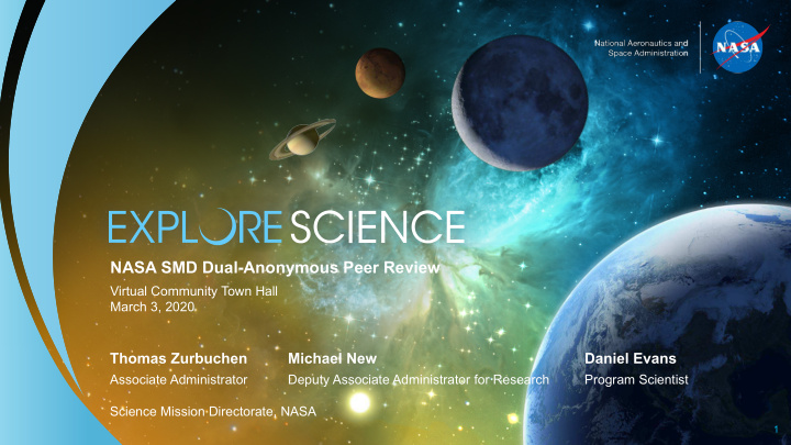 nasa smd dual anonymous peer review