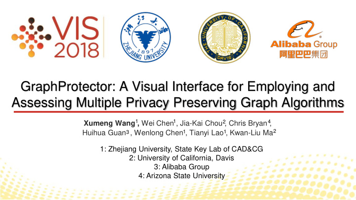 assessing multiple privacy preserving graph algorithms