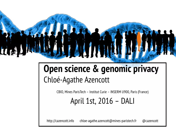open science genomic privacy