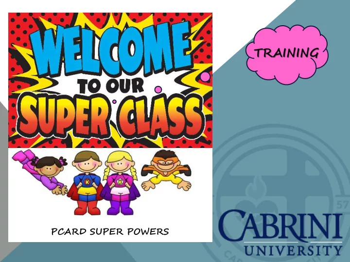 pcard super powers table of contents