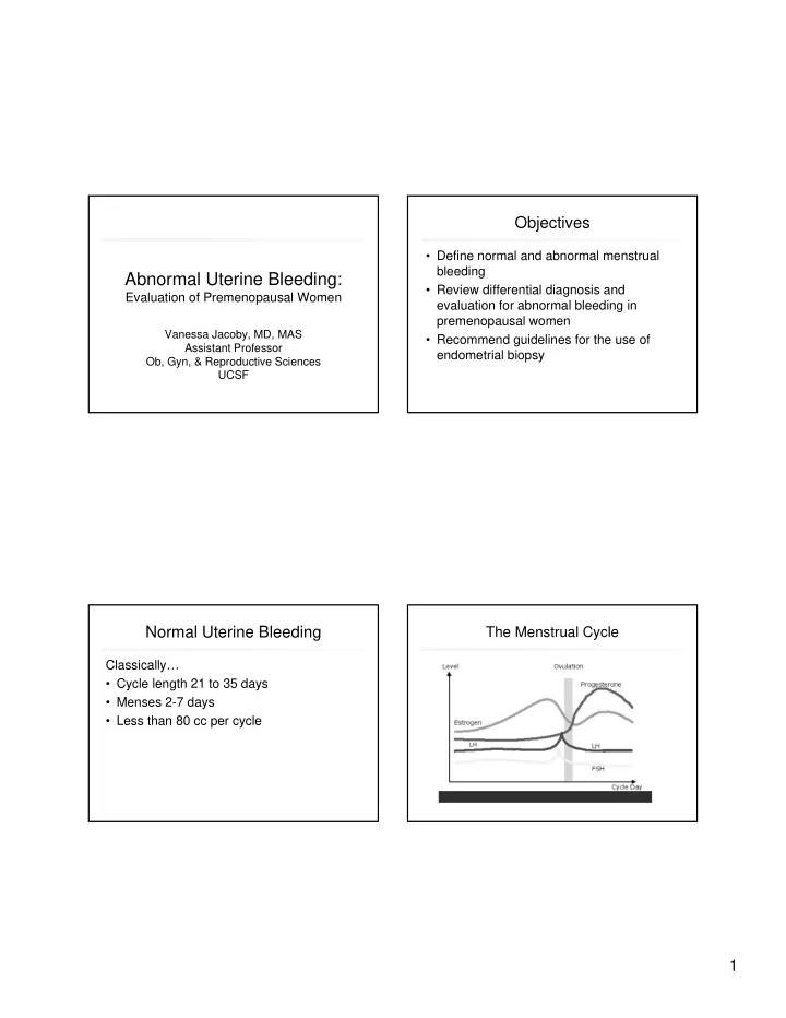 abnormal uterine bleeding