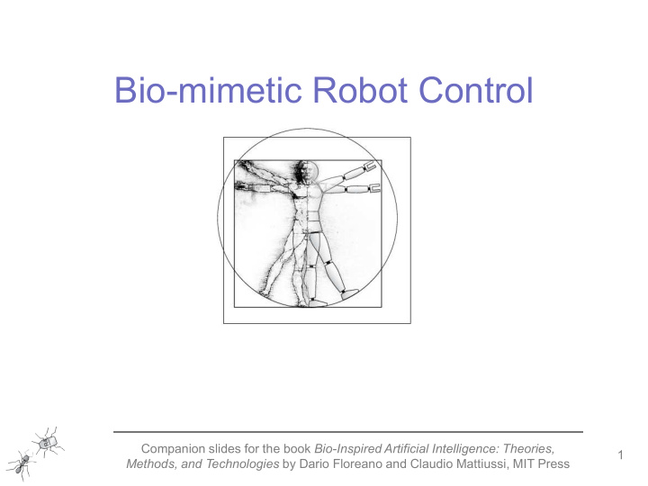 bio mimetic robot control