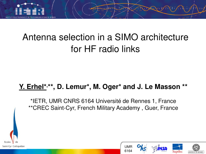 for hf radio links