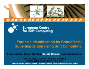 Forensic Identification by Craniofacial  Superimposition using Soft Computing