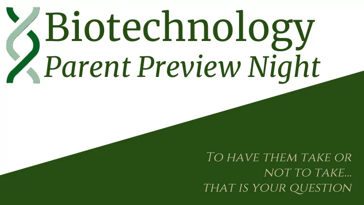 biotechnology