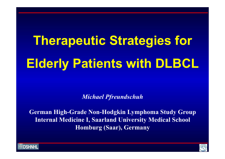 therapeutic strategies for