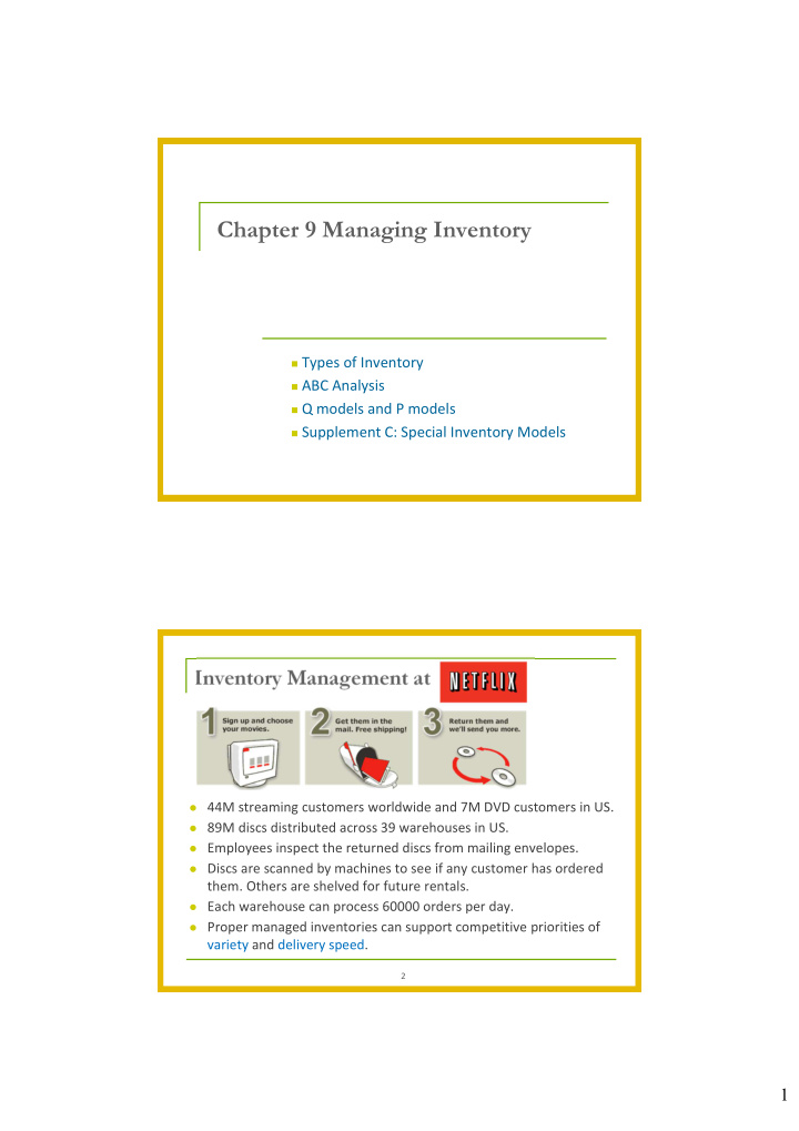 chapter 9 managing inventory