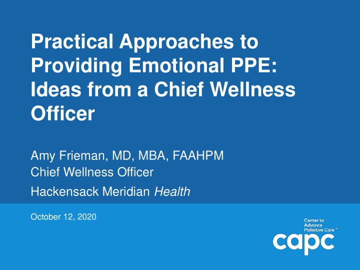 practical approaches to providing emotional ppe ideas