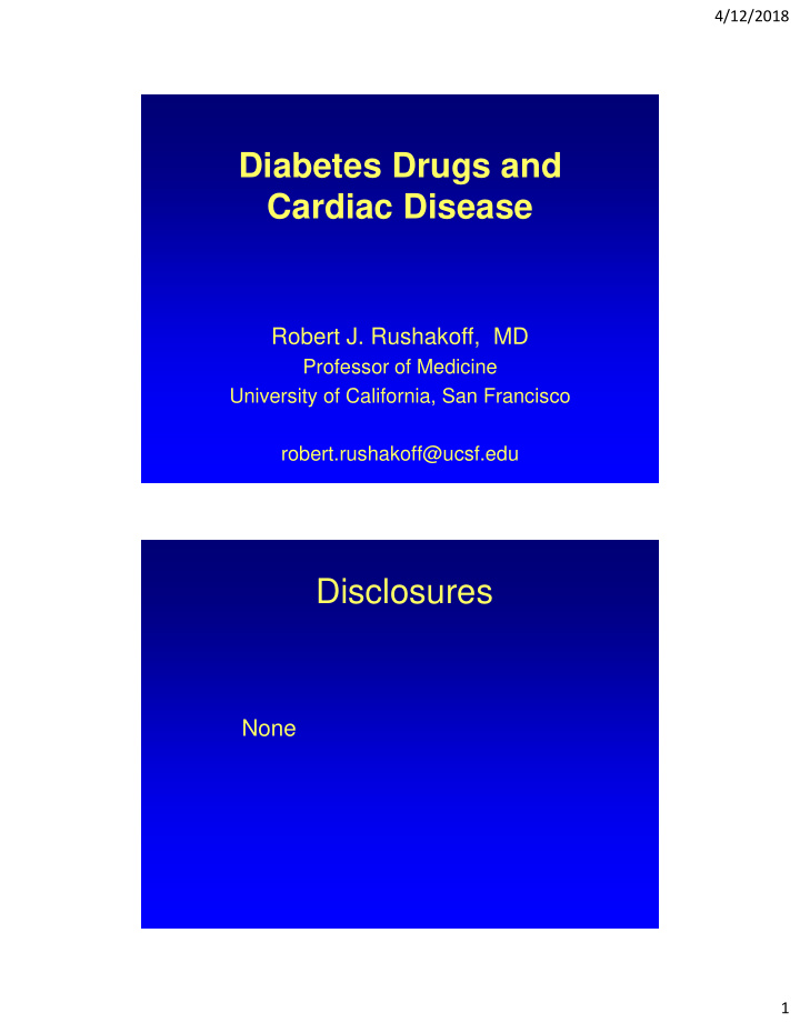 diabetes drugs and cardiac disease