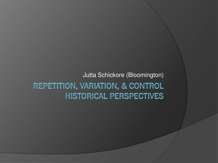 jutta schickore bloomington methods discourse