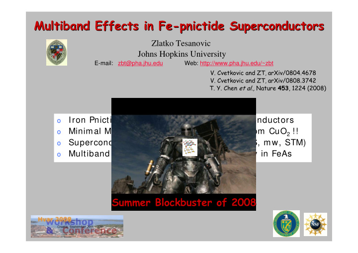 multiband effects in fe pnictide superconductors pnictide