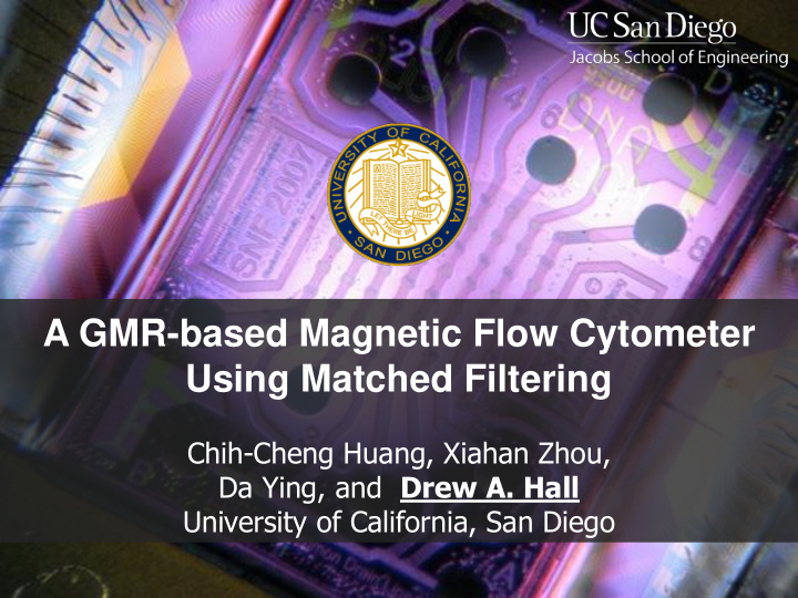 a gmr based magnetic flow cytometer
