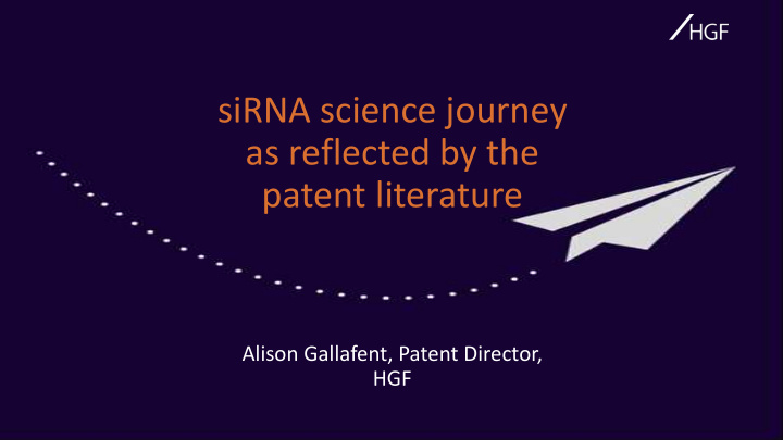 sirna science journey