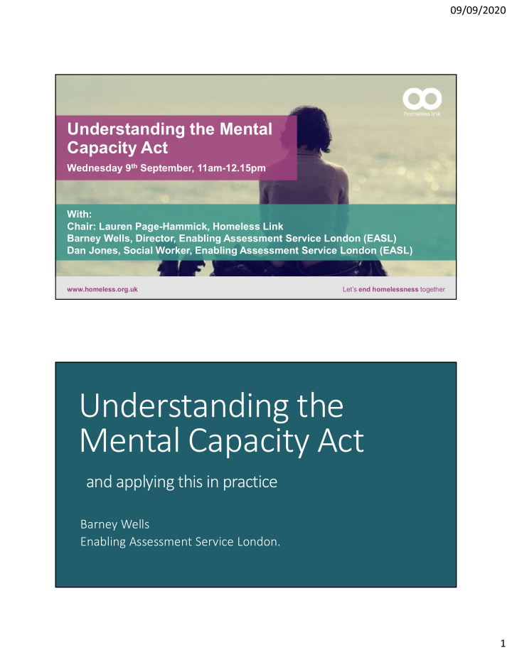 understanding the mental capacity act