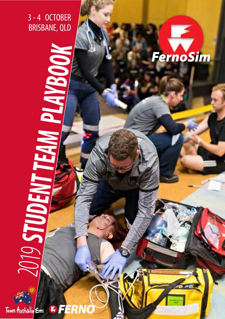 2019 student team playbook 3 4 october 2019 brisbane