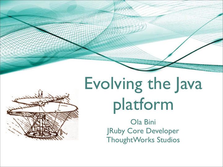 evolving the java platform