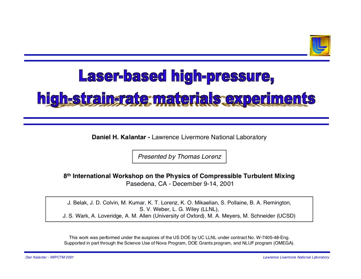 presented by thomas lorenz