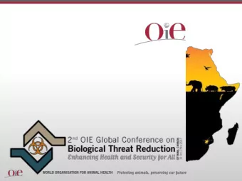 Laboratory infrastructure  and biological security challenges,  from an African perspective