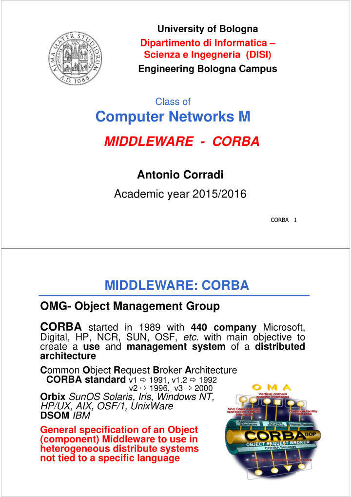 computer networks m