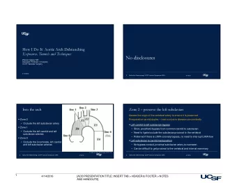 No disclosures  Warren Gasper MD  Assistant Professor of Surgery  UCSF Vascular Surgery  4/14/2016