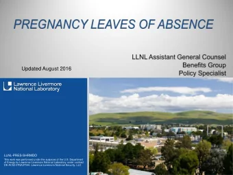 Family and Medical Leave Act (FMLA)  California Family Rights Act (CFRA)  Pregnancy